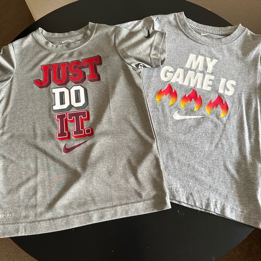 Nike Dri-Fit Tee & Cotton Tee Bundle Boys 7